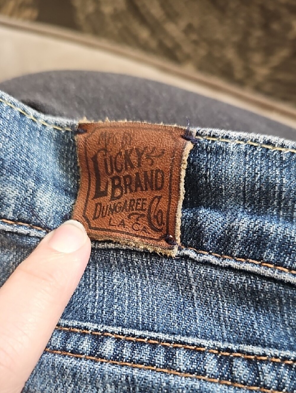 Y2k Lucky Brand Women's Light Blue Denim Jeans - Picture 6 of 7